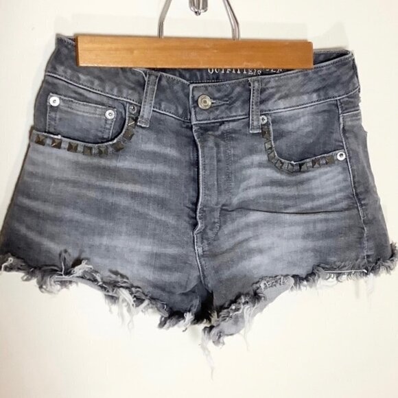 AMERICAN EAGLE FESTIVAL HI RISE SHORTS - Picture 2 of 4